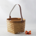 High Imitation Resin Bamboo-Woven Basket for Artificial Flower for Home Decoration or Hotel Decoration